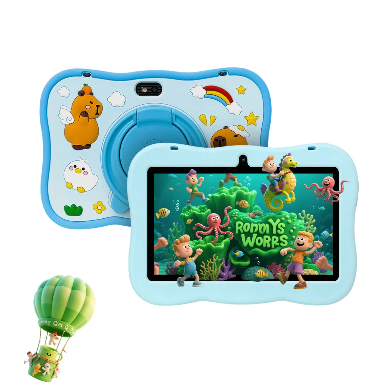 7인치 어린이용 태블릿, 부모 관리 기능 탑재, 듀얼 카메라, 크리스마스 및 생..