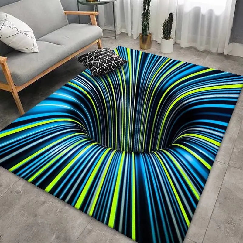 

Скандинавский 3D ковер для живой комнаты, забавный домашний декор, большие Коврики для спальни, моющиеся Нескользящие напольные коврики для гостиной, прикроватный мягкий