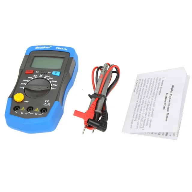 Misuratore Di Capacità Portatile GR-36D - Tester Condensatori 0.1pF-20000uF Con LCD - Foto 10