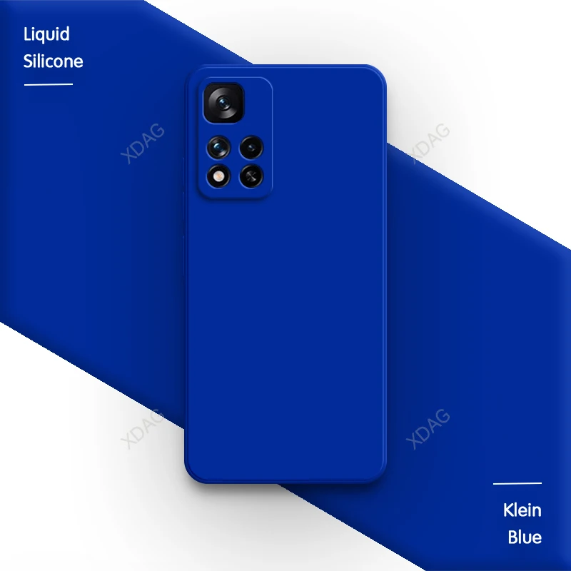 Sleek Liquid Silicone Phone Case - Soft, Protective Cover for Xiaomi Redmi Note Series
