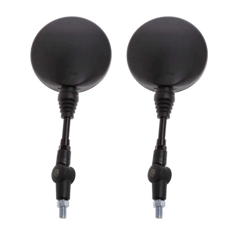 

1 P Round Motorbike Rear View Mirror Scooter Handlebar Rearview Mirror
