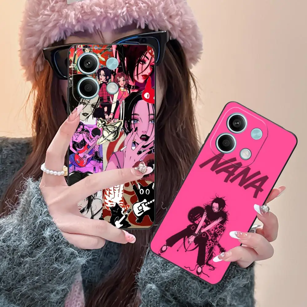 Luxury Black Stones Osaki Nana Colorful Printed Phone Case