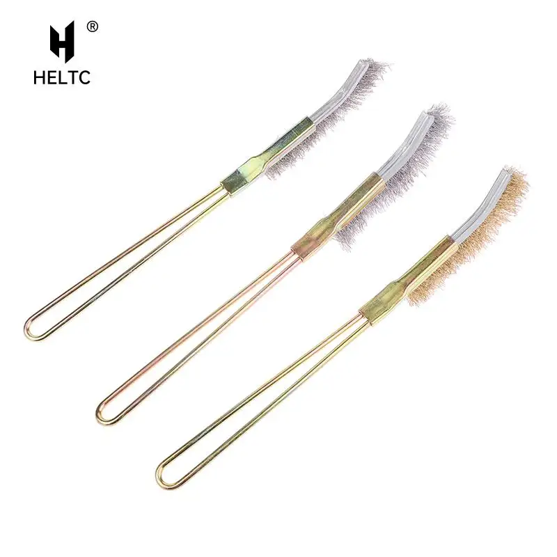 Mini Metal Remove Rust Brushes Brass Cleaning Brushes Polishing Metal Cleaning Tools Home Kits Wire Brush Supplies