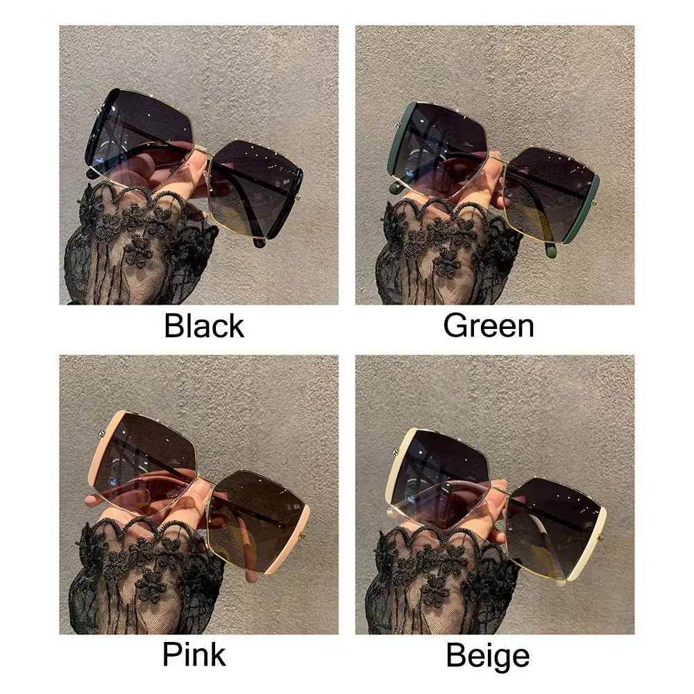 Oversized Square Luxury Sunglasses Women Vintage Big Frame Women Female Gradient Lens Sun Glasses Fashion Shades UV400 Eyewear polarized sunglasses