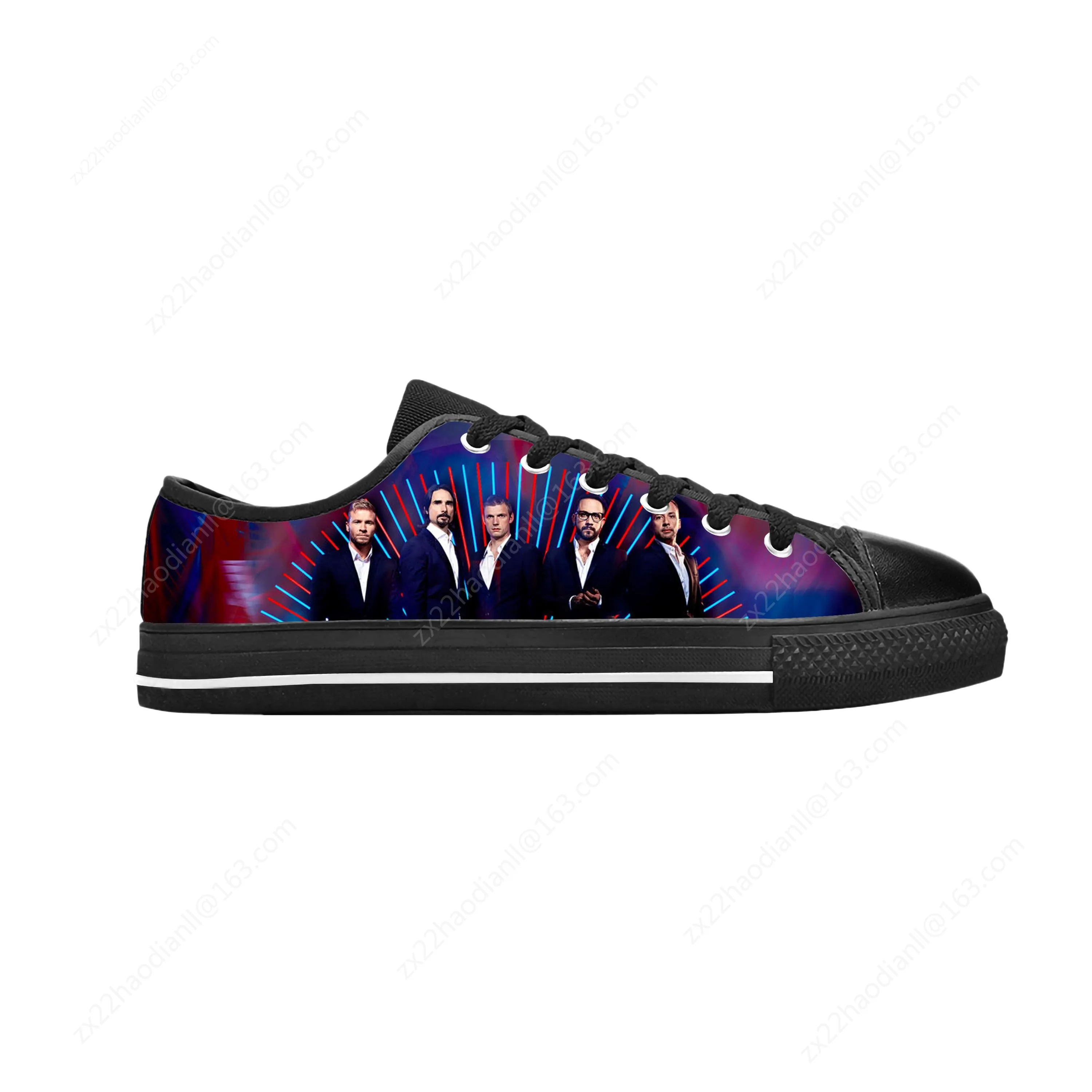 Backstreet Boys Pop Rock Band Music Singer Fashion Casual Cloth Shoes Low Top Comfortable Breathable 3D Print Men Women Sneakers
