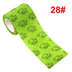 Animal Pattern Self-Adhesive Elastic Bandage - 4.5m Sports Wrap Tape for First Aid and Pet Care (Dog)