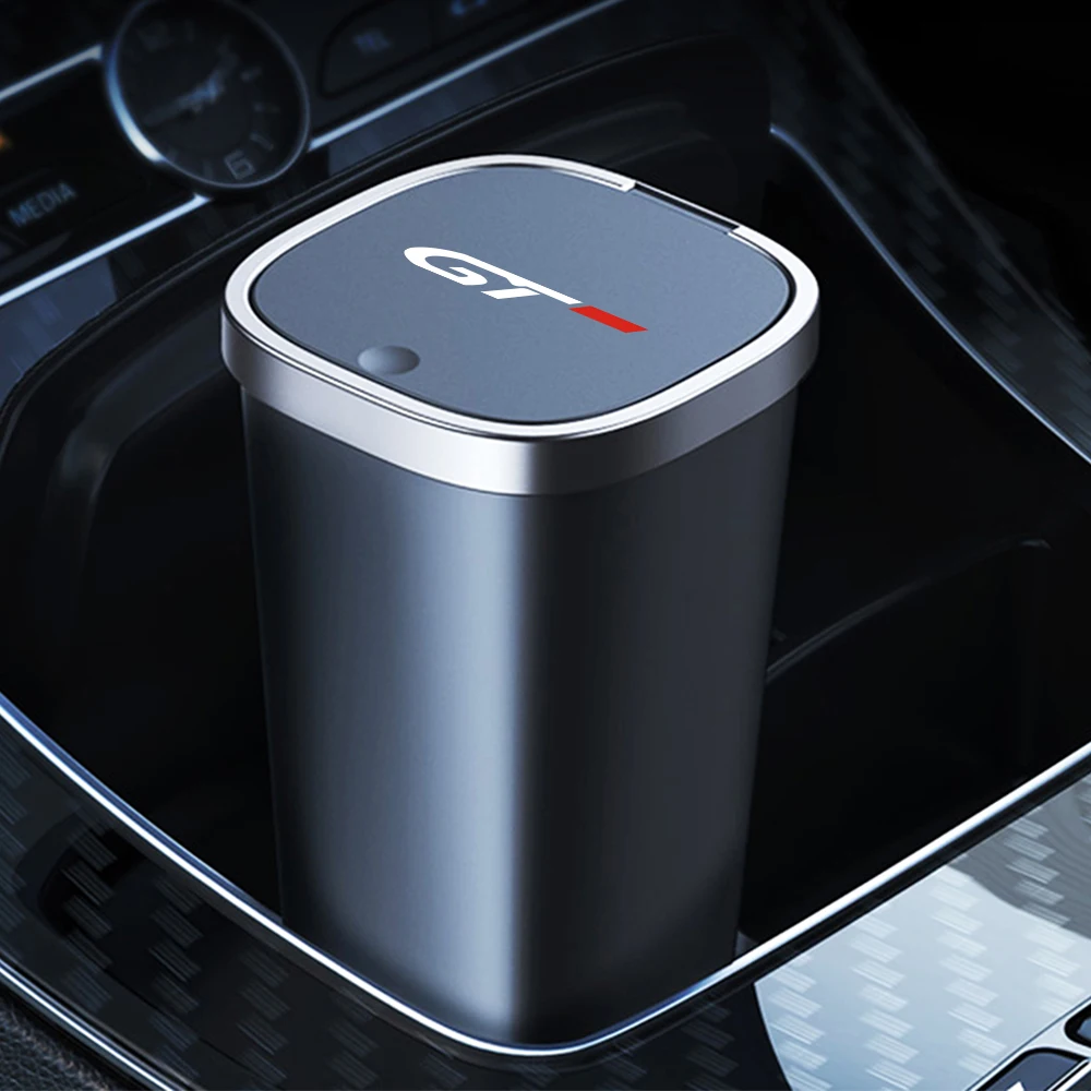 Car Trash Can Garbage Storage Box Accessories For Peugeot GT GTline 3008 308 T9 208 508 2008 Rifter 5008 207 206 408 108 4008