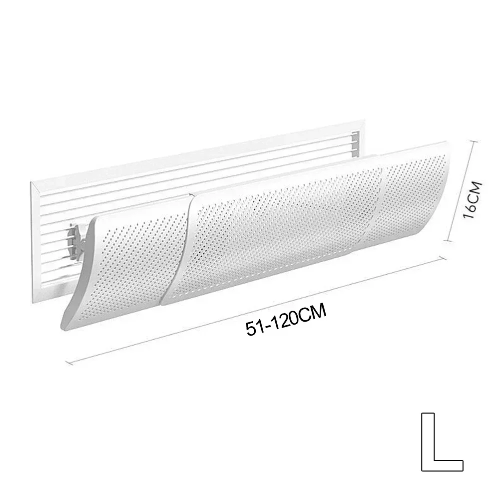 Déflecteur D'Air Climatisation Réglable à 180° - Pare-Brise Anti-Soufflage Direct Sur Crochet, Confort Maximal à Domicile