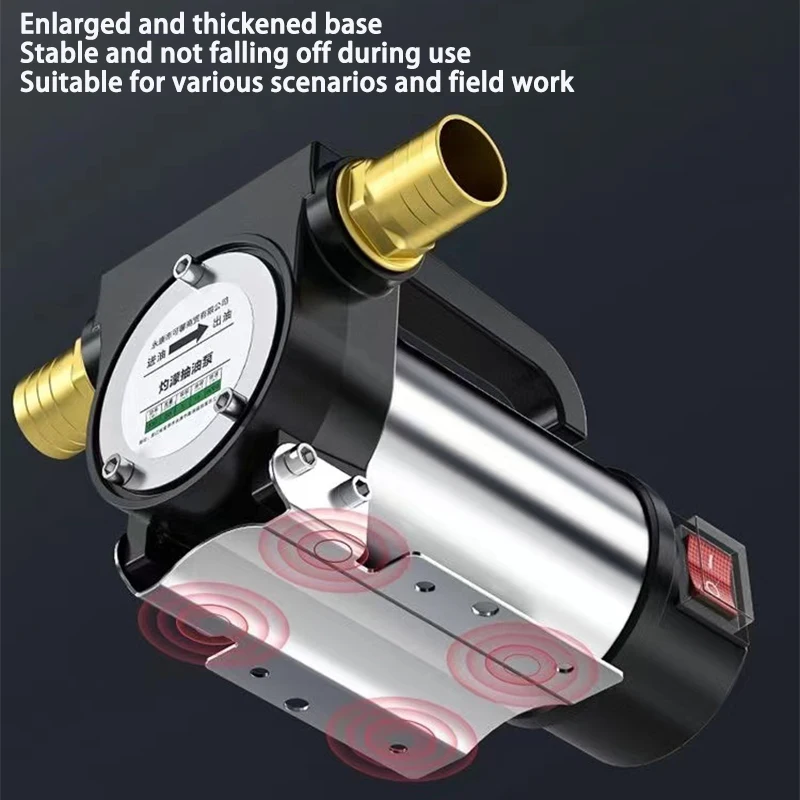 Electric Self-Priming Diesel Oil Pump for Refueling Vehicles and Equipment