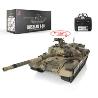 1/16 HENG LONG 7.0 Plastic Russia T90 RC Tank 3938 FPV Camera 360° Turret Steel Gearbox Tracks Wheels TH17845-SMT4 1
