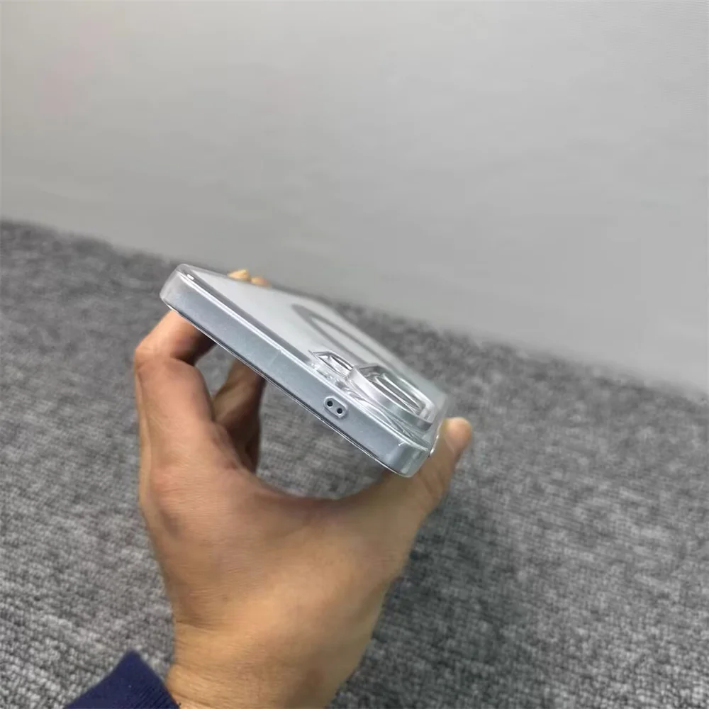 Magnetic Clear Transparent Hard Phone Case