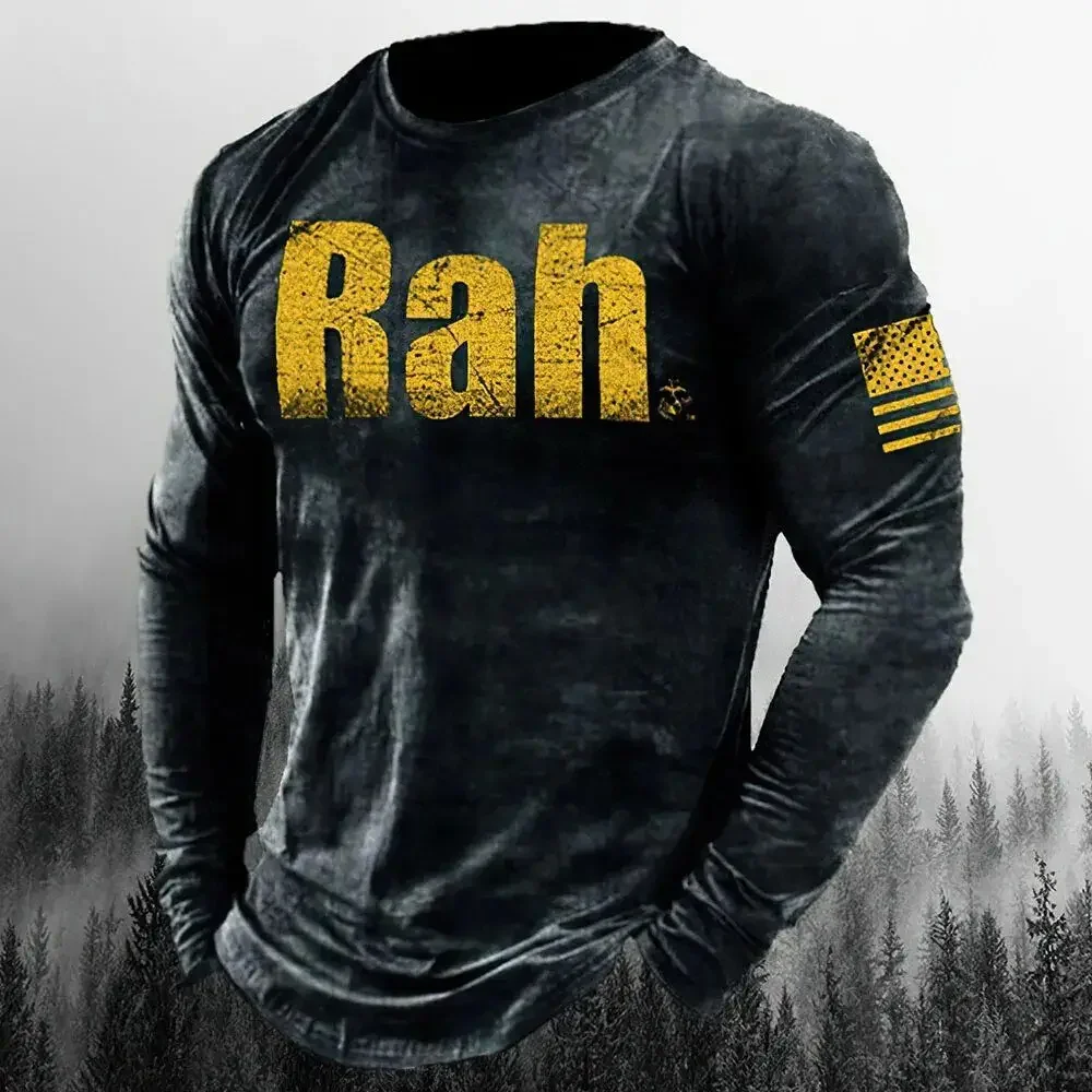 thumbnail image 1 of Sudaderas con capucha de manga larga con estampado de hip hop para hombre, sudaderas coreanas de otoño, camisetas originales de alta marca en oferta con elasticidad para primavera para hombre, 1 of 5