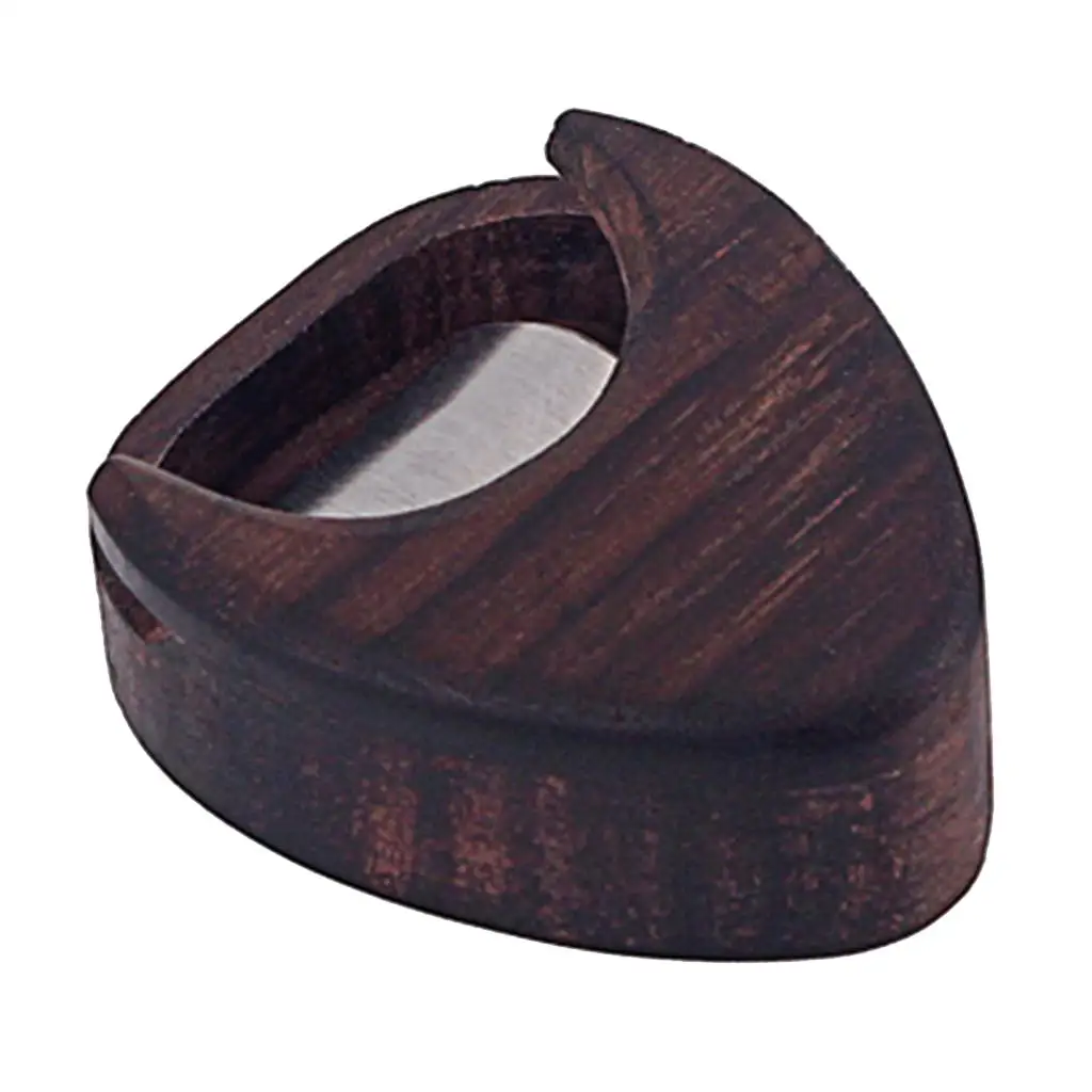 Wooden Guitar Pick Storage Box for Accessories and Plectrum Organizer Case for Acoustic Guitar Parts