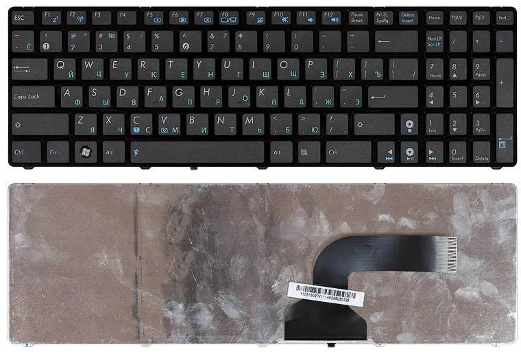 Клавиатура для Asus N61Jq русская черная с рамкой маленькой кнопкой Enter | Компьютеры и