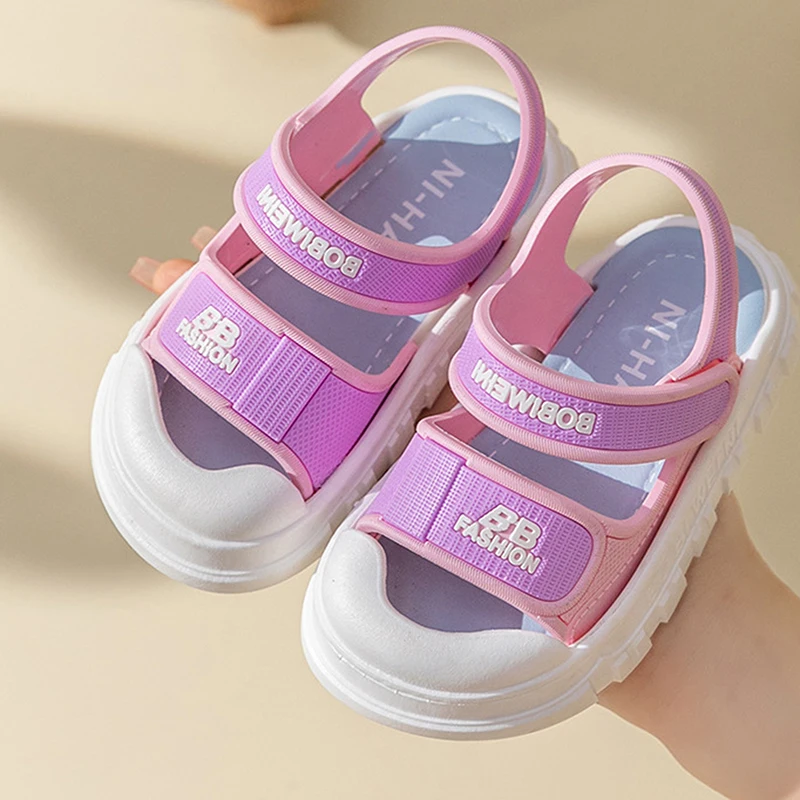 Toddler Boys Girls Summer Sandals Casual Outdoor Sport Sandals Non-Slip Sole Beach Shoes
