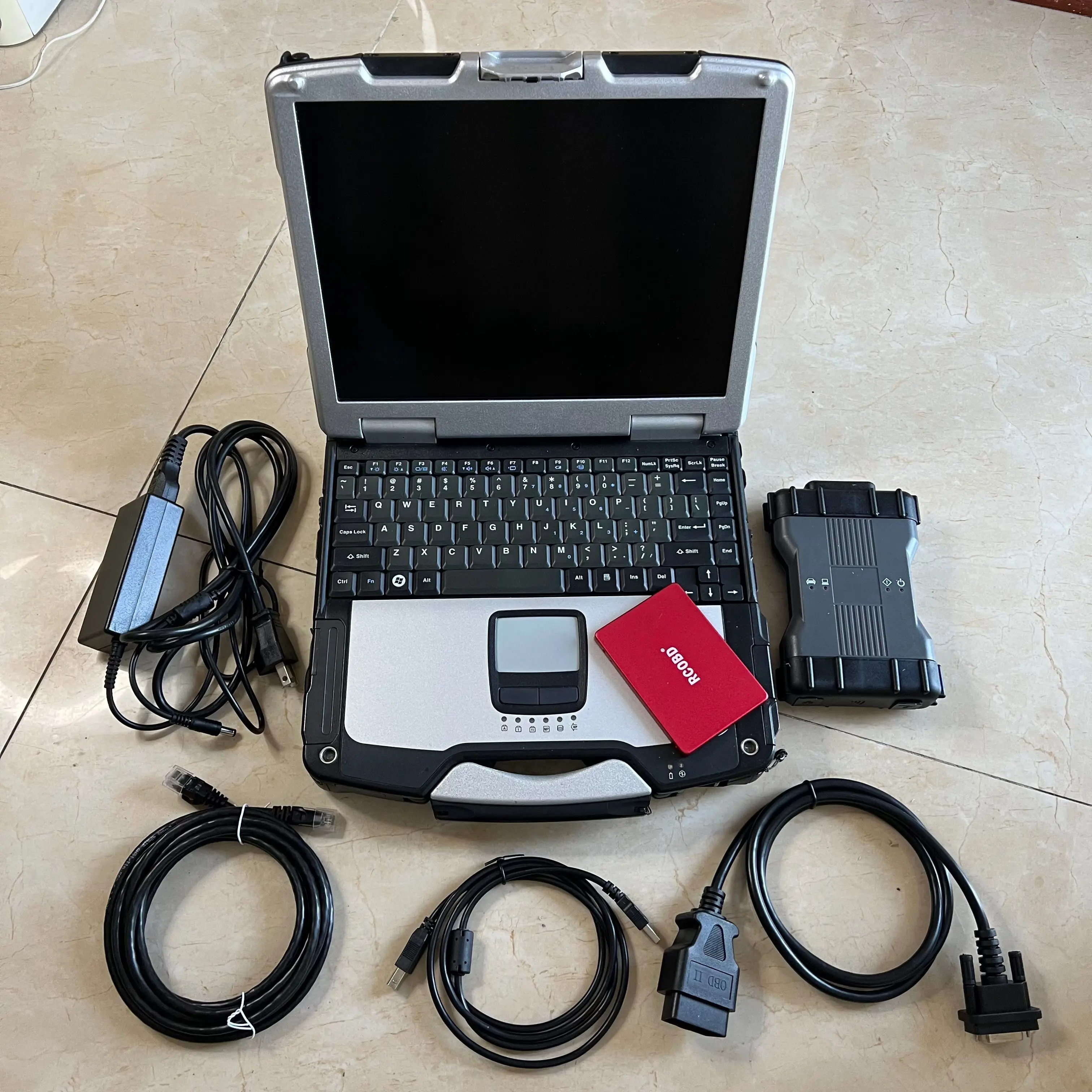 

MB Star C6 MB Diagnosis VCI SD Connect C6 WiFi DOIP Xen-try Diagnosis VCI with V2023.12 Software SSD in Laptop CF-30 4G Touch