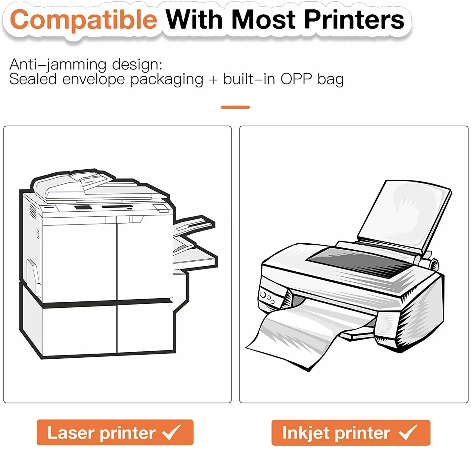 HTVRONT 15 Sheets 11X8.5inch Printable Vinyl Sticker Paper A4 self