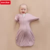 New Modal High Elasticity Baby Surrender Style Shock-absorbing Newborn Swaddle Cloth Kick Resistant Baby Swaddles 1