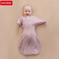 New Modal High Elasticity Baby Surrender Style Shock-absorbing Newborn Swaddle Cloth Kick Resistant Baby Swaddles 1