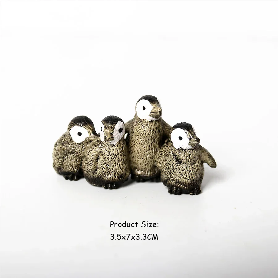 10-teiliges Pinguin-Set – Süße Mini-Pinguine Aus Hartgummi, Ca. 4–5,5 Cm, Perfekt Zum Spielen & Dekorieren