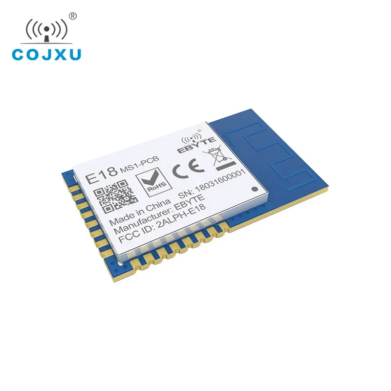 Cojxu 10pcs /lot E18-MS1-PCB CC2530 ZigBee RF Module SPI SMD 2.4GHz 4dBm Wireless Transceiver Transmitter Receiver PCB Antenna