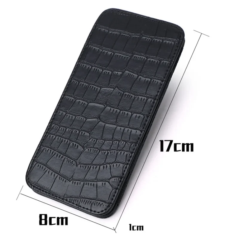 PU Wallet Crocodile Pattern Id Bank Credit Card Holder Protector Case Portable Travel Men's Banknote Organiser Passport Cover credit card holder,id card holder