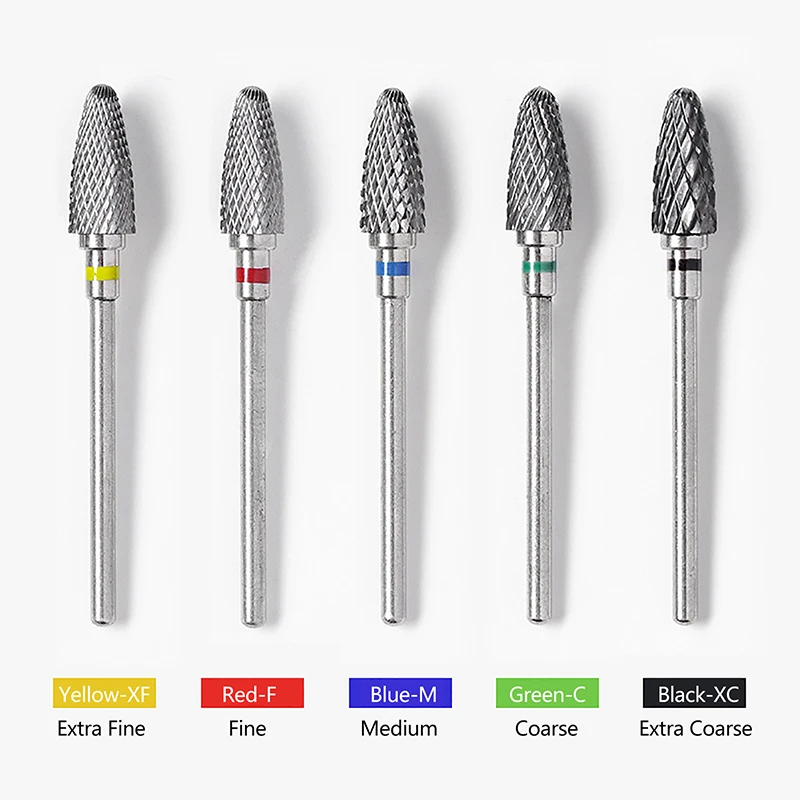 Nail Drill Bit Tungsten Steel Milling Cutter Manicure Electric Nail Files Grinding Bits Mills Cutter Burr Accessories