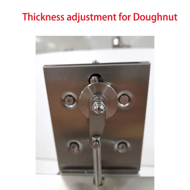 Friggitrice automatica per ciambelle 1500-2000 pezzi Mini macchina per ciambelle a quattro file Attrezzatura da cucina commerciale 5