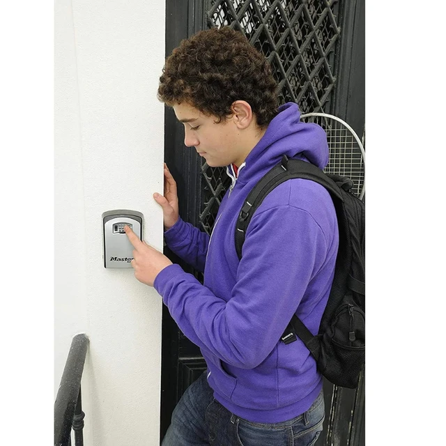 Master Lock 5401D Wall Mounted Combination Lock Hidden Key Storage Box Home Security Anti-Theft Key Safe 2