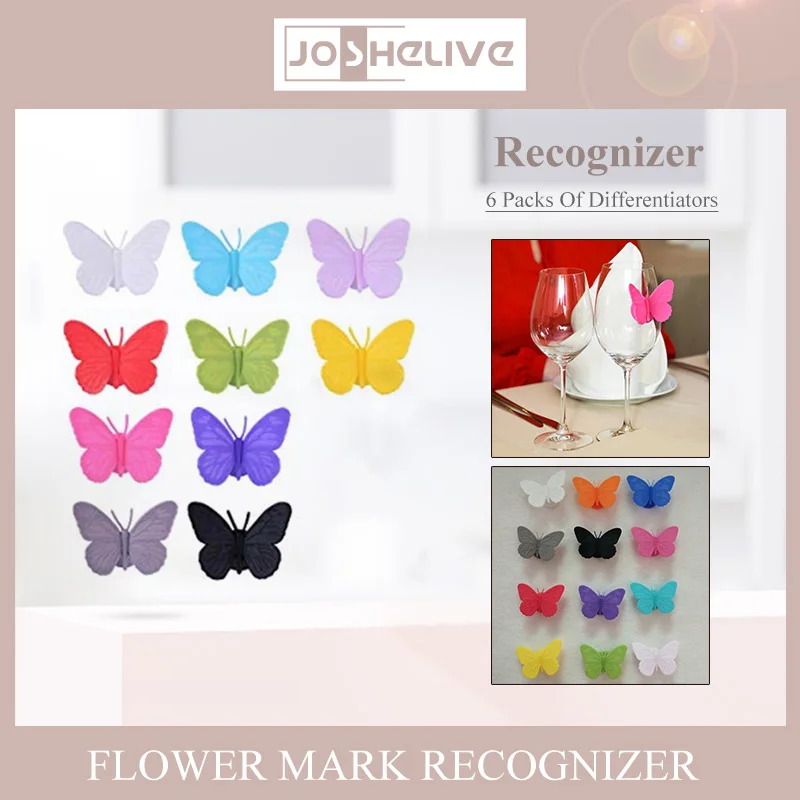1-12pcs 3D Wine Glass Markers 11 Styles Available Cute Cartoon Animals Funny Silicone Tea Bag Holder Clip Drink Labeling Supplie