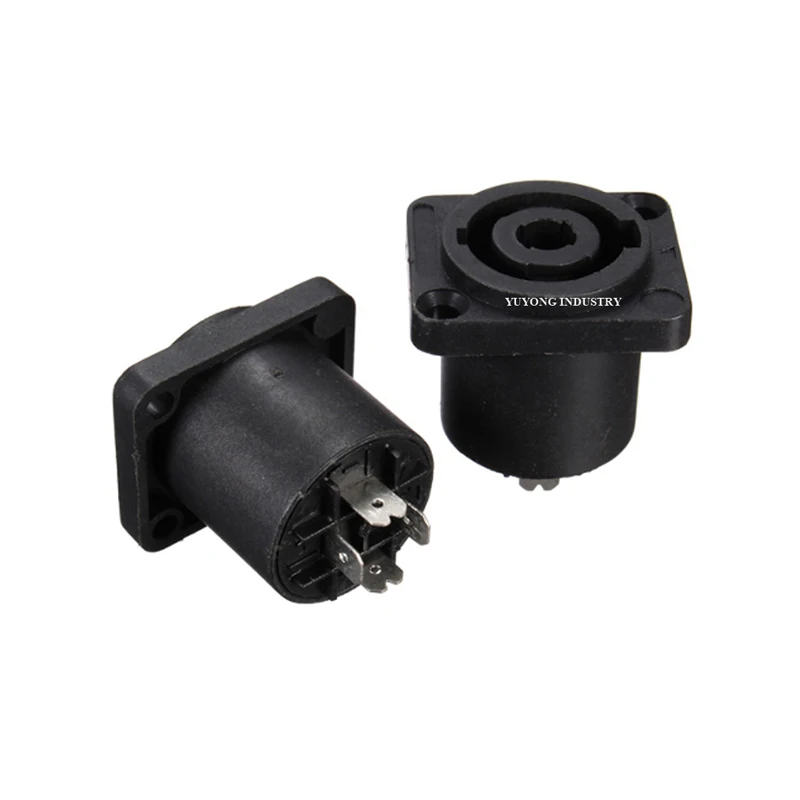 4 Pin Heavy Duty 4 Pole Chassis Socket Powercon Female Jack Socket Connector