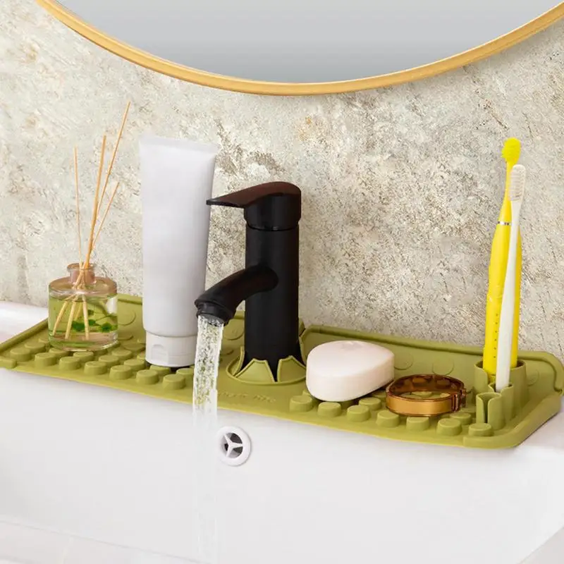 

1 шт., силиконовый коврик для раковины, 42 см