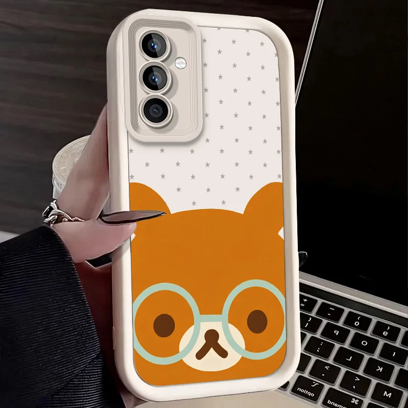 Wearing Glasses R-Rilakkuma Phone Case Cover