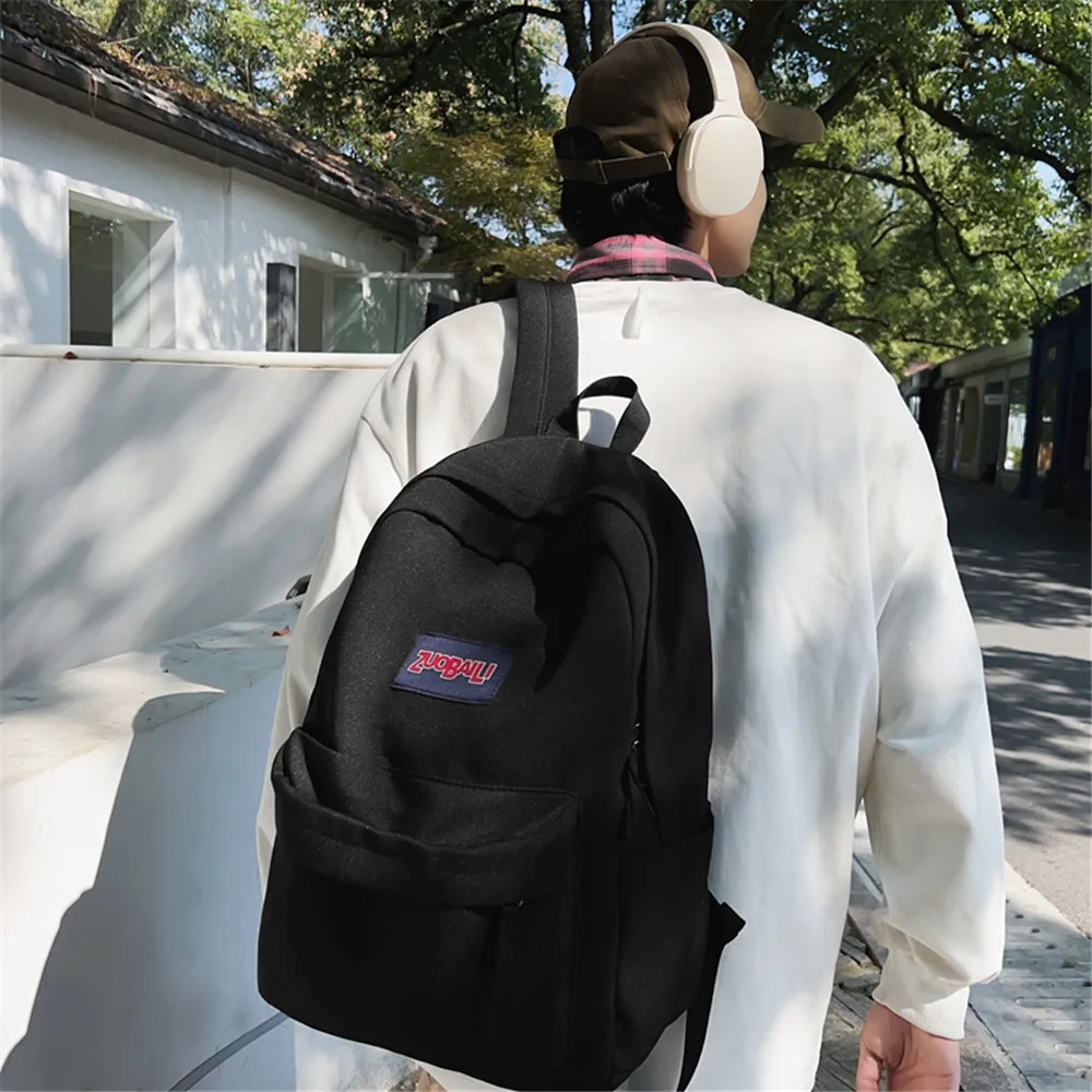 13 Candy Colors Nylon Women Travel Large Capacity Fashion Backpacks Teenager Boys Girls School College Students Simple Bookpacks 3
