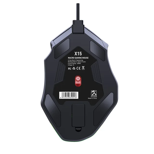 Souris De Jeu Filaire Macro Programmable À 10 Boutons, Souris De Jeu Pc 13  Modes D'Éclairage Rvb 6 Vitesses 12800 Dpi Souris [H942] - Cdiscount  Informatique