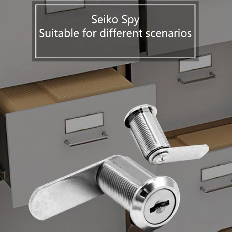 16/20/25/30mm Cam Lock Door Cabinet Mailbox Drawer Cupboard Locker + 2 Keys DIY Cabinet Tools