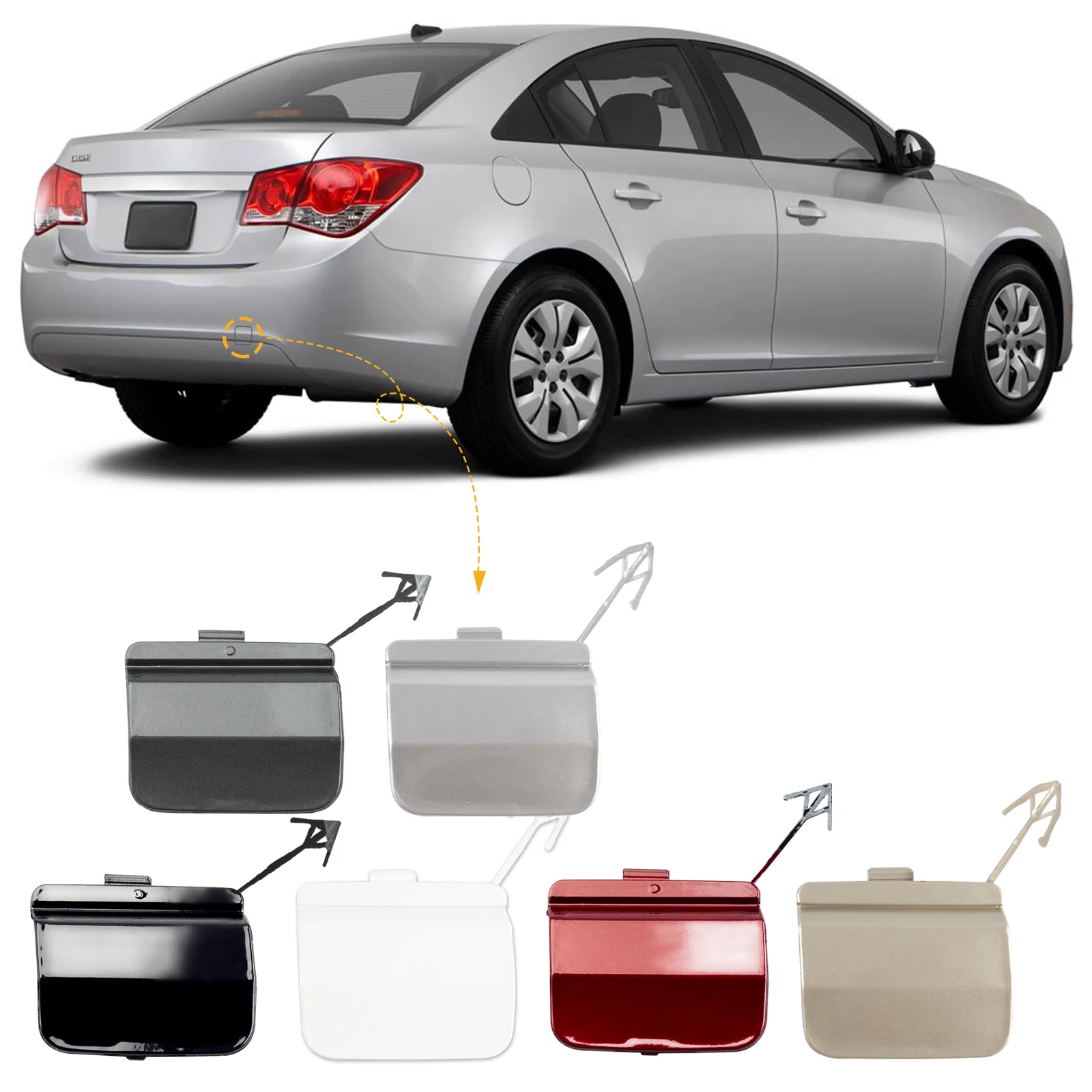 Acheter Housse de Protection négative pour batterie de voiture, étui de  Protection à Clip pour Chevrolet Cruze Sedan Hatchback 2009 – 2014, pièces,  accessoires ABS