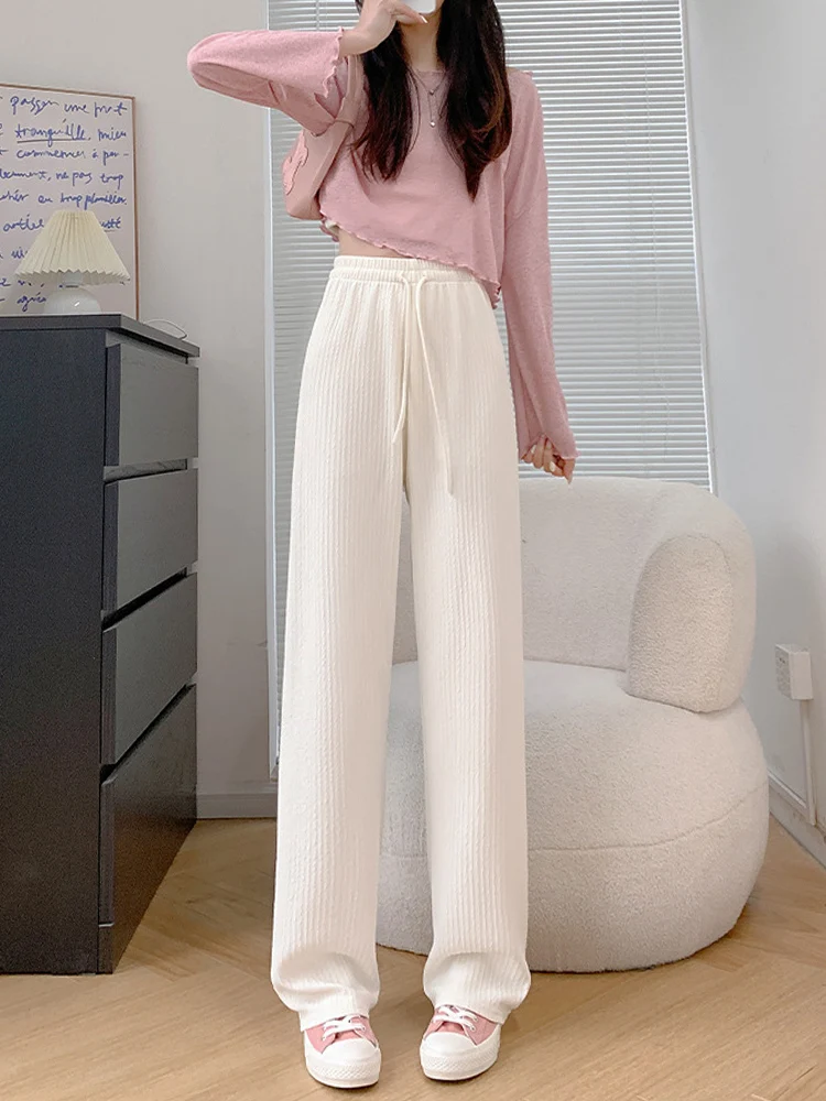 Women's High Waist Straight Pants Sweatpants Women Spring Summer