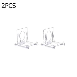 Set of Clear Acrylic Adjustable Display Easels for Home Decor and Events (2pcs)