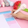 Cute Pens Squishy Kawaii Fidget Squeeze Gel Pen Fluffy Stress Relief Foam Spinning Kids Aesthetic Stationery Ballpoint Funny Toy 6
