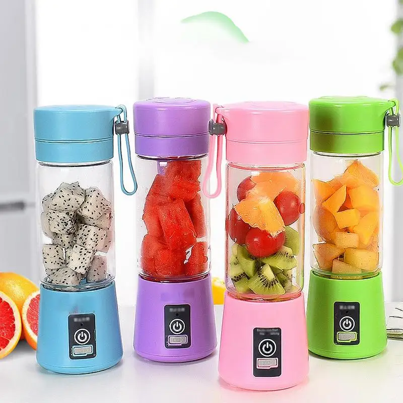 Smoothie Juicer Cup Rechargeable Portable Blender Bottle with USB Cable  320ML