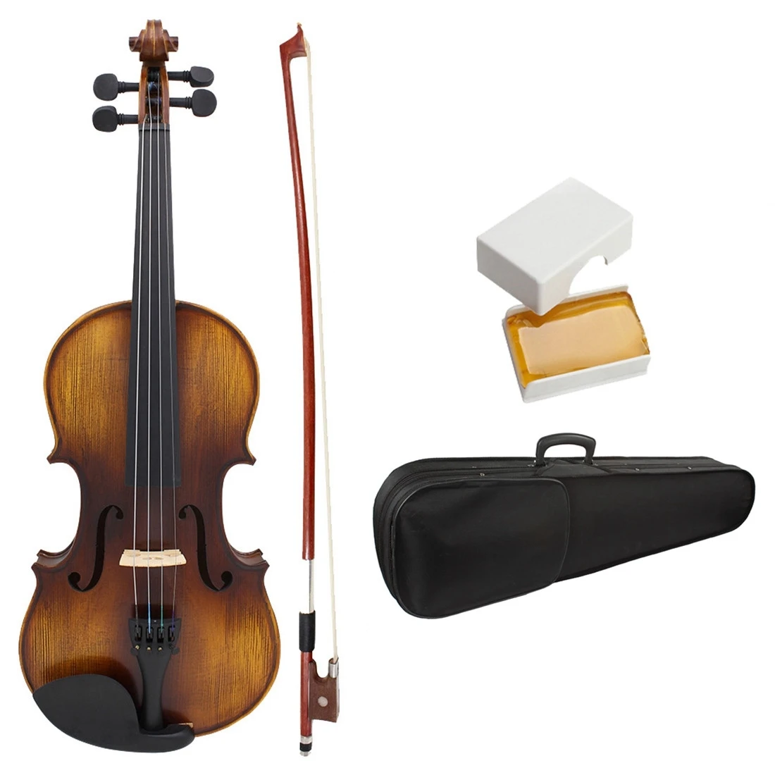 Acoustic violin violin accessories Astonvilla Handmade Size 4/4 Vintage Violin