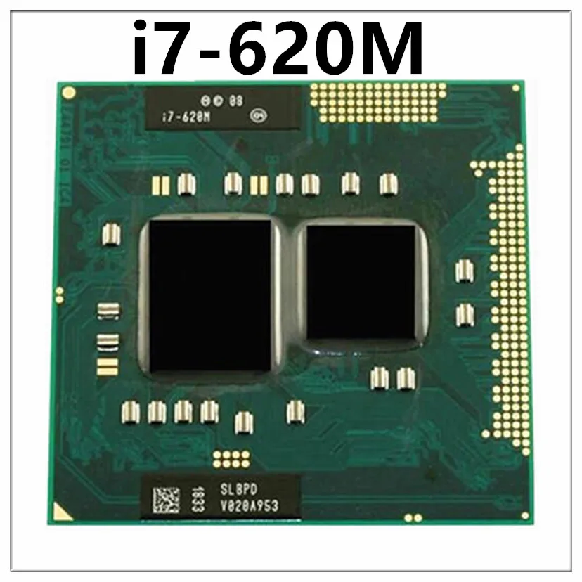 Dual Core Laptop CPU i7 620m I7-620M SLBTQ SLBPD 4M/2.66GHz/3333 MHz Socket G1 PGA988 HM55 HM57 laptop cpu