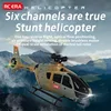 Coolbank 1/36 Scale EC135 6CH RC Helicopter W/ 6-Axis Gyro 3D/6G RC Flying Aircraft Model One Key Take Off/Landing Aircraft Boys 1