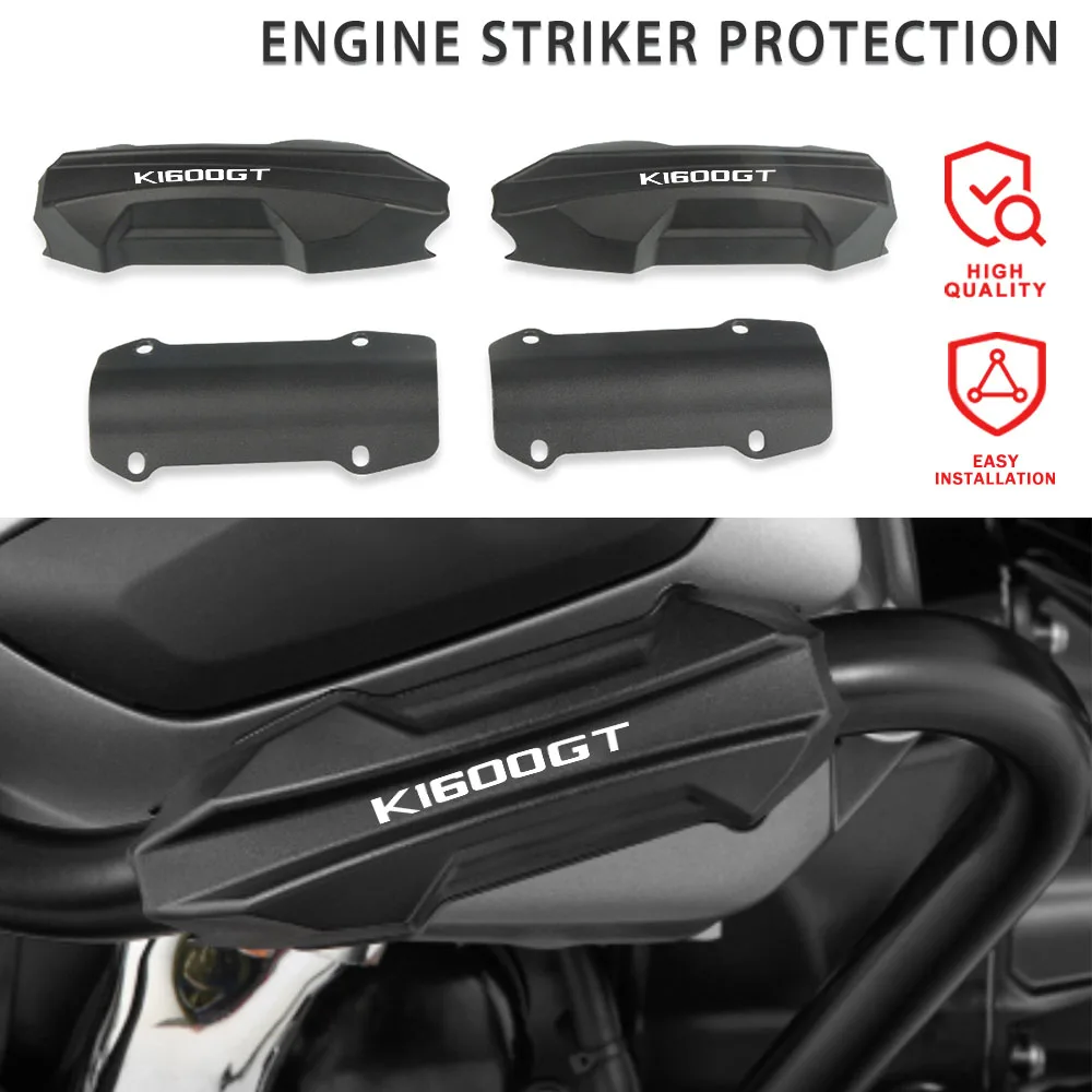 

25mm Motorcycle Engine Crash Bar Protection Bumper Decorative Guard Block For BMW K1600GT K1600GTL K 1600 GT K1600 GT GTL 2023