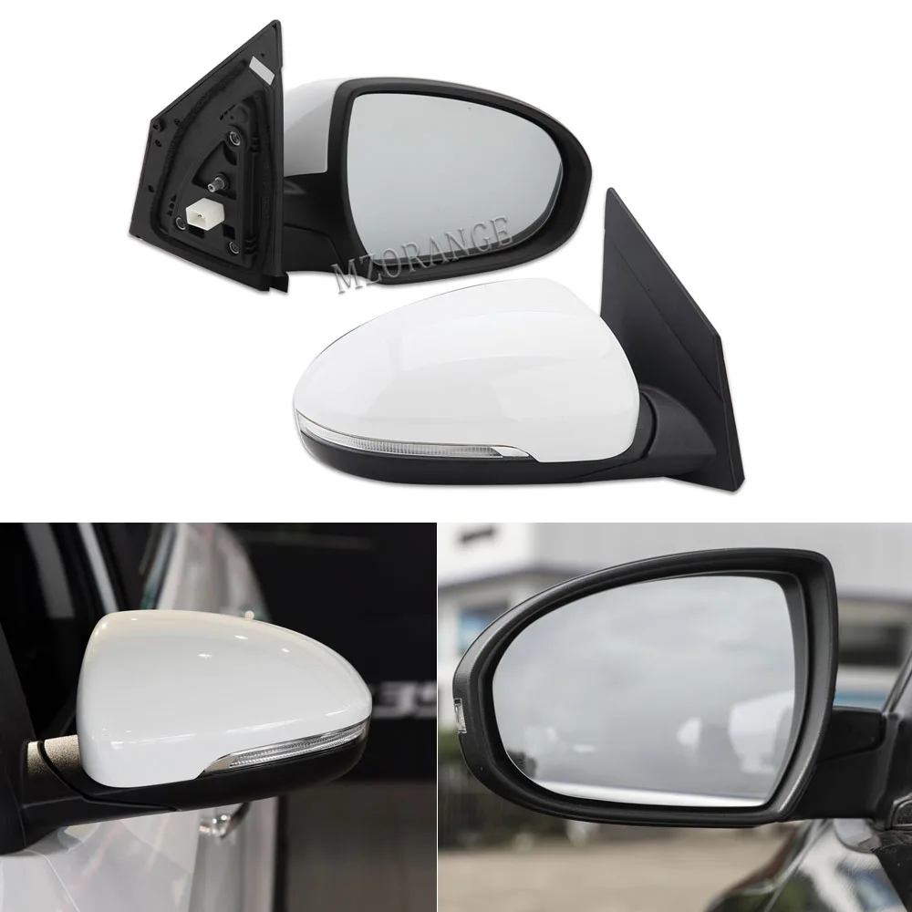 Für Hyundai Tucson 2010-2014 Seitentür spiegel Rückspiegel elektrische  Leistung klappbare beheizte Glas Blinker Lichter Baugruppe - AliExpress