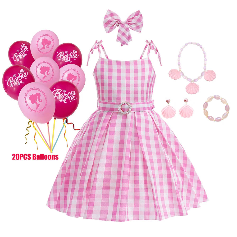 6PCS Pink Dress