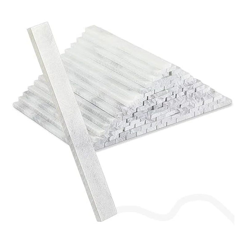 

120 Count Flat White Soapstone Refills Refill Welding Chalk Marking Tools For Welders Fabric Removable Steel Cast Iron