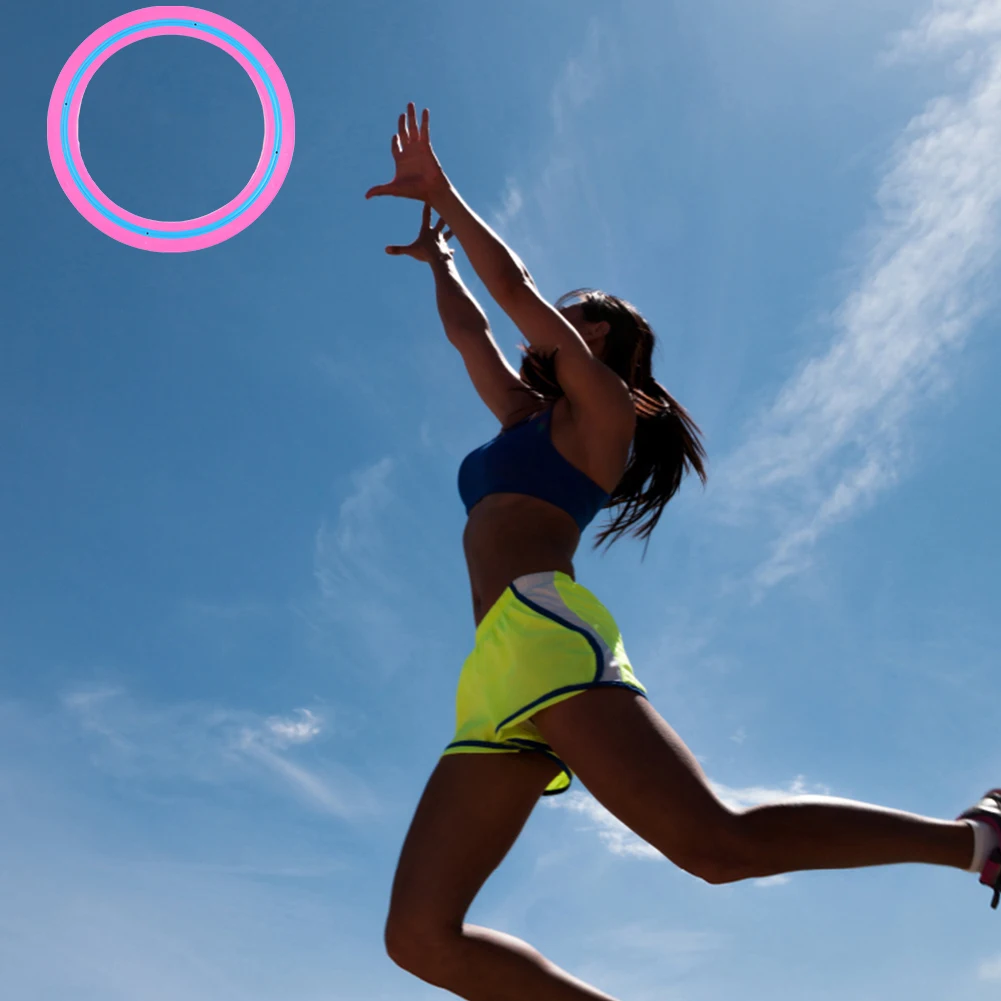 25cm Flying Disc Portable Sports Play Discs Versatile Throwing Catching Disc Outdoor Flying Disc  for Family Game