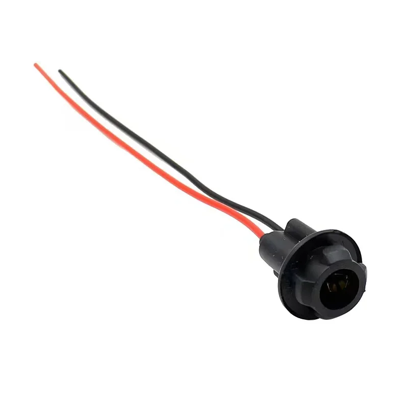 T10 Auto Car Socket Connector Extension DC 0V ~ 12V Light Bulb Socket W5W 168 194 for Cars Trucks Boats Lamp Base Fittings 10pcs